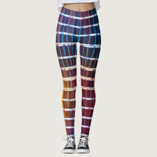 Leggings de na moda alto-cintura para mulheres - t