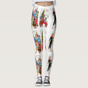 leggings de natais vintages