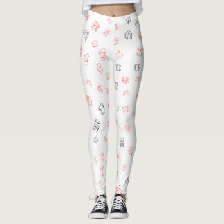 Leggings de Natal com Impressão Total
