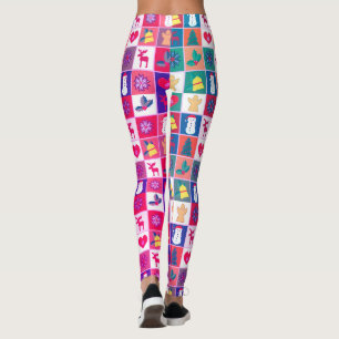 Leggings de Natal de Reindeer Holiday