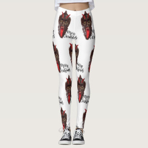 leggings de Natal do krampus