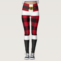 Leggings de Natal do Papai Noel