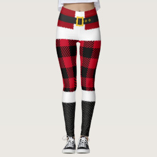Leggings de Natal do Papai Noel