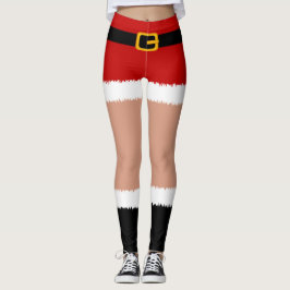 Leggings de Natal do Santa Claus