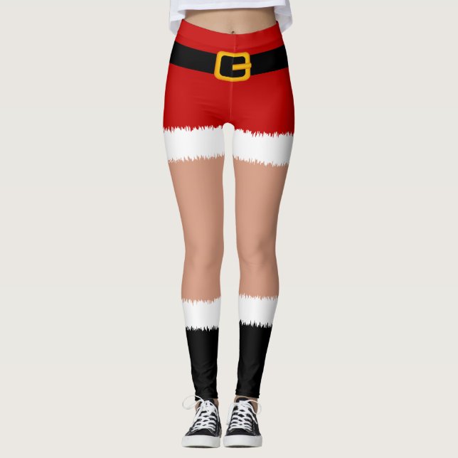 Leggings de Natal do Santa Claus (Frente)