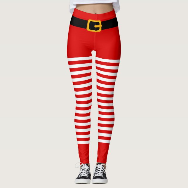 Leggings de Natal do Santa Claus (Frente)