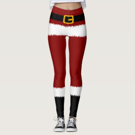 Leggings de Natal do Santa Claus