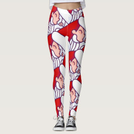 Leggings de Natal do Santa Clause
