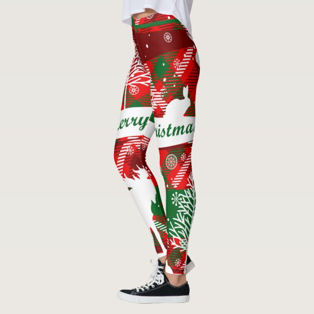 Leggings de Natal Feliz (Esquerda)