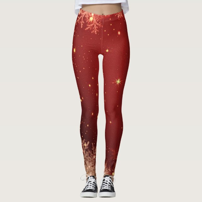 Leggings de Natal Feliz (Frente)
