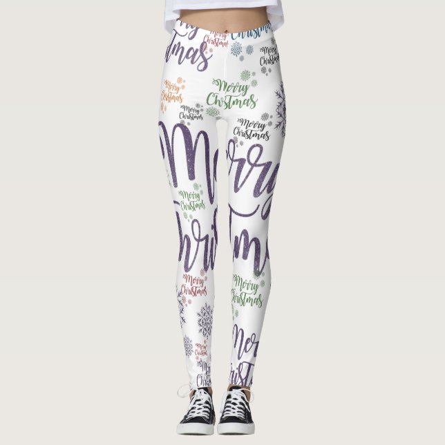 Leggings de Natal, Feliz Natal (Frente)