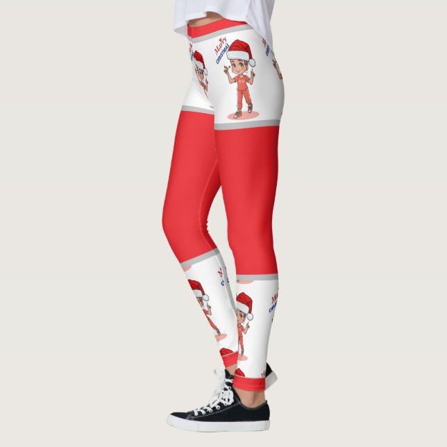 Leggings de Natal Fofos (Esquerda)