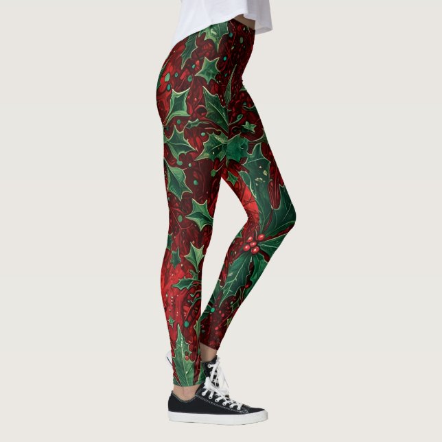 Leggings de Natal Gótico (Direita)