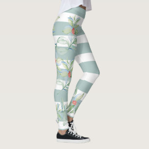 Leggings de Natal Holly Verde