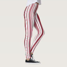Leggings de Natal Red and White Strike