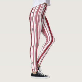 Leggings de Natal Red and White Strike