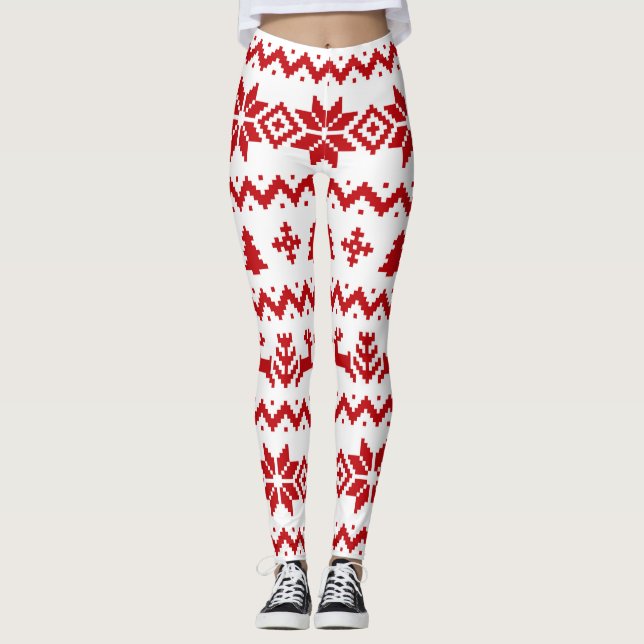 Leggings de Natal ruins (Frente)