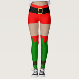 Leggings de Natal Sexy Elf