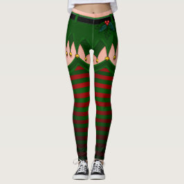 Leggings de Natal Sexy Elf