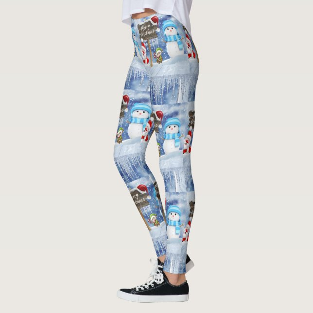 Leggings de Natal, Snowman (Esquerda)