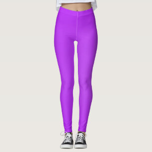 Leggings de neon púrpura