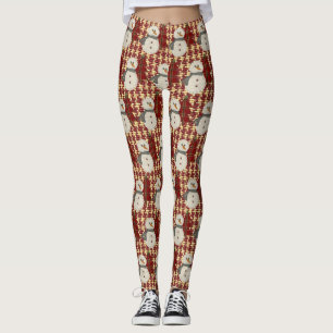 Leggings de Neve de Natal
