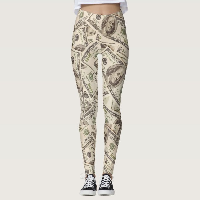 Leggings de notas de cem dólares (Frente)