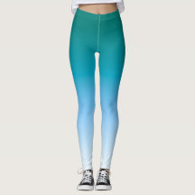 Leggings de Ombre de tendências modernas
