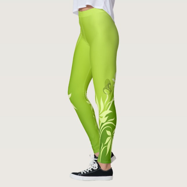 Leggings de opções de imagem Floral Fashion 2-4 (Esquerda)