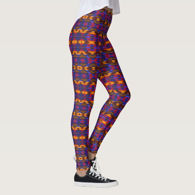 Leggings de opções modernas nativas americanas 46A (Direita)