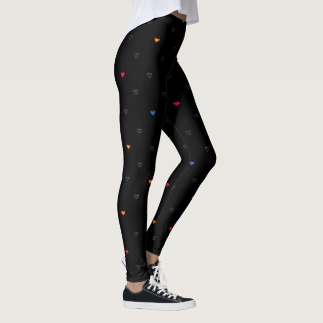 Leggings de padrão cardíaco armênio (Direita)