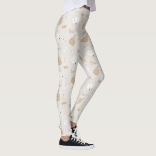 Leggings de padrão de Dia das Bruxas Moles