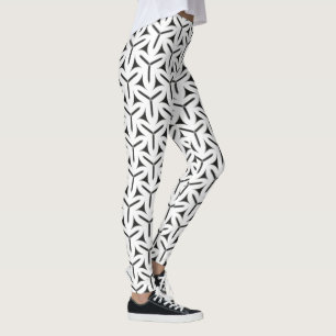 Leggings de padrão de lâminas góticas