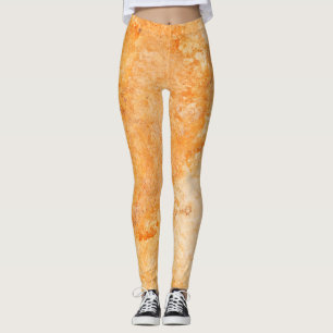 Leggings de padrão de pedra natural