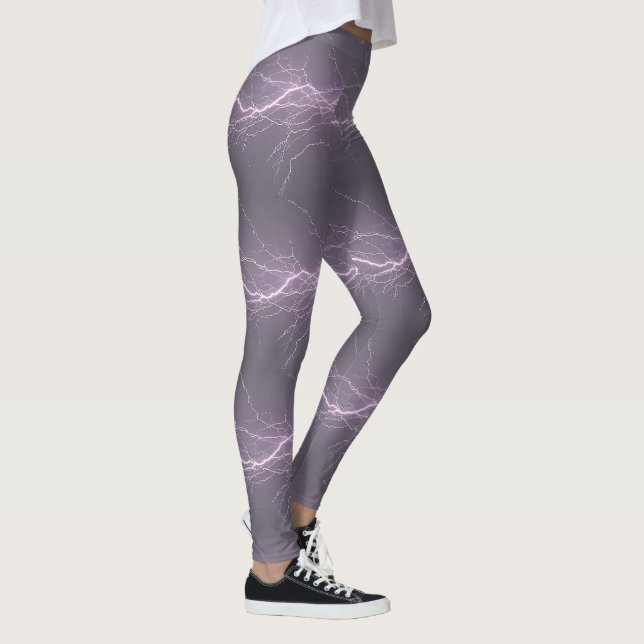 Leggings de padrão de raios (Direita)