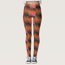 Leggings de padrão de tendência de tudo sobre Impr