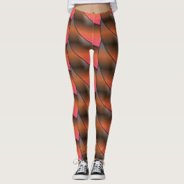 Leggings de padrão de tendência de tudo sobre Impr