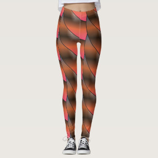 Leggings de padrão de tendência de tudo sobre Impr