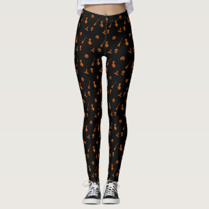 Leggings de padrão do Halloween