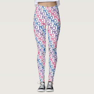 Leggings de Padrão do Orgulho Bissexual Ho Ho Ho