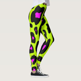 Leggings de padrão leopardo da Trendy 80