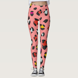 Leggings de padrão leopardo da Trendy 80