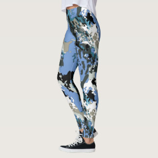 Leggings de padrão Mauve Aussie Wild