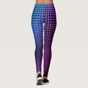 Leggings de padrão metálico
