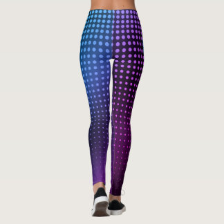 Leggings de padrão metálico