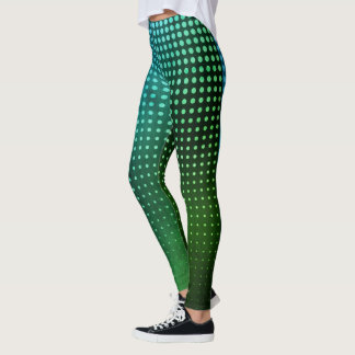 Leggings de padrão metálico