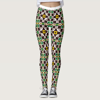 Leggings de Padrão Tribal da Trendy Hexagonal