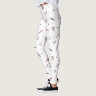 Leggings de padrões mínimos