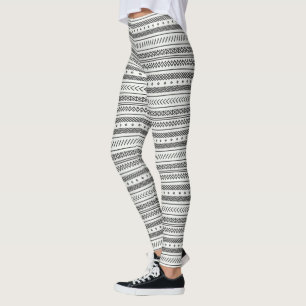 Leggings de padrões nativos americanos