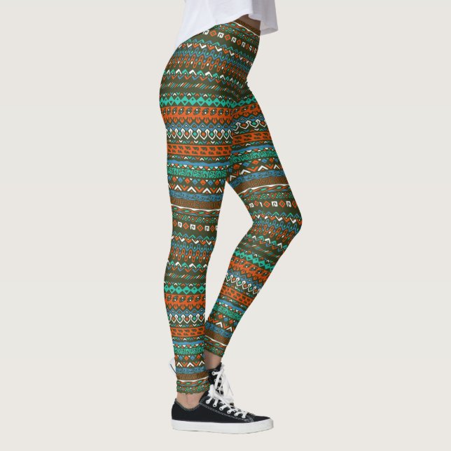Leggings de padrões nativos americanos (Direita)